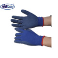 NMsafety  13 gauge nylon coated sandy finish nitrile construction work gloves  CE EN388 4121X